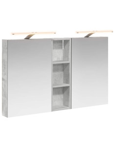 Set di Armadi da Bagno con porta 3 pcs 100 x 10,5 x 60,5 cm 2