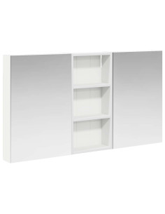 Set di Armadi da Bagno con porta 3 pcs 110 x 10,5 x 60,5 cm 2