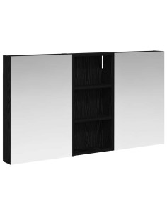Set di Armadi da Bagno con porta 3 pcs 110 x 10,5 x 60,5 cm 2