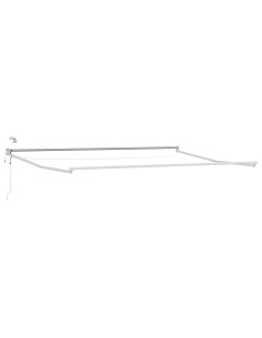 Tettuccio Elettrico Retrattile Antracite e Bianco 4,5 × 3 m 2
