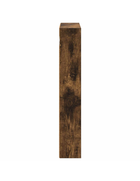 Armadio da bagno a muro Quercia Affumicata 40 x 10 x 60,5 cm