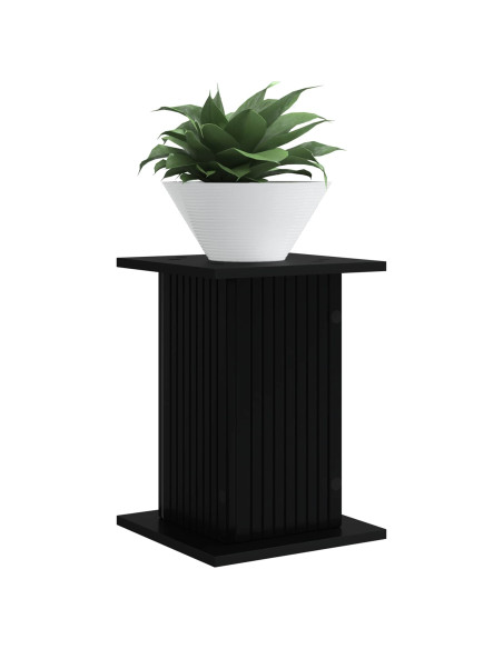 Supporto per piante Nero 30,5 x 30 x 43 cm Legno ingegnerizzato