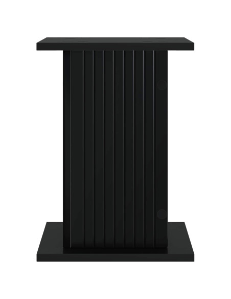 Supporto per piante Nero 30,5 x 30 x 43 cm Legno ingegnerizzato