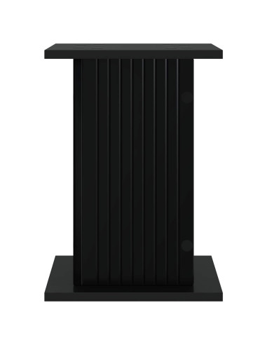 Supporto per piante Nero 30,5 x 30 x 43 cm Legno ingegnerizzato