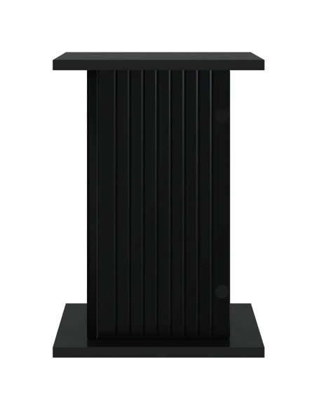 Supporto per piante Nero 30,5 x 30 x 43 cm Legno ingegnerizzato