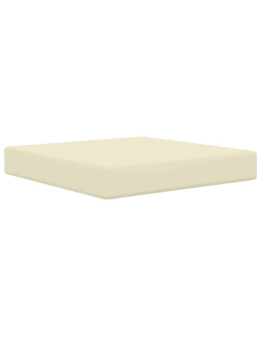Cuscino per divano da esterno 2 pcs Crema Poliestere