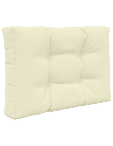 Cuscino per divano da esterno 2 pcs Crema Poliestere