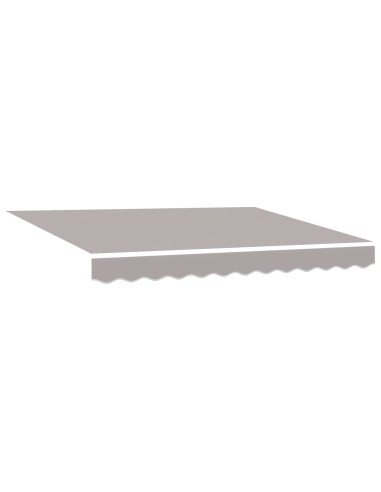 Tenda retrattile manuale con LED Grigio chiaro 3 x 2,5 m