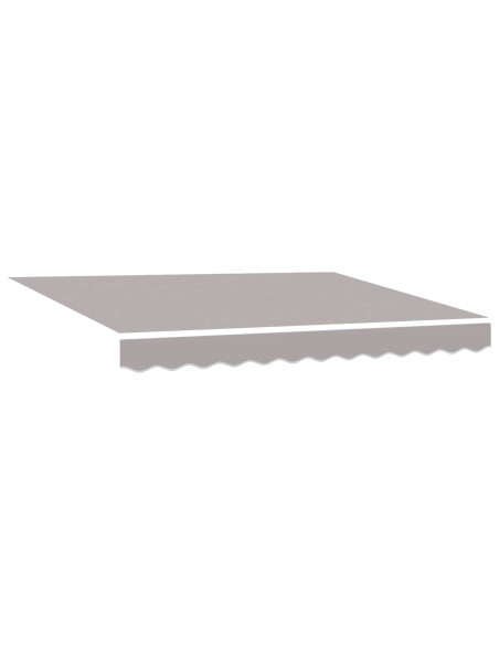 Tenda retrattile manuale con LED Grigio chiaro 3 x 2,5 m