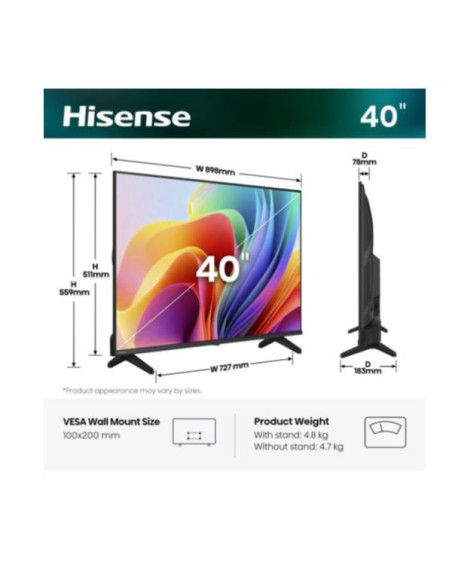40 A49S FULL HD SMART VIDAA