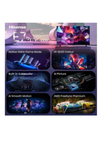100 E7S PRO QLED 4K UHD SMART 144HZ