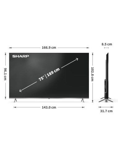 75 UHD 4K QLED MINILED GOOGLE TV