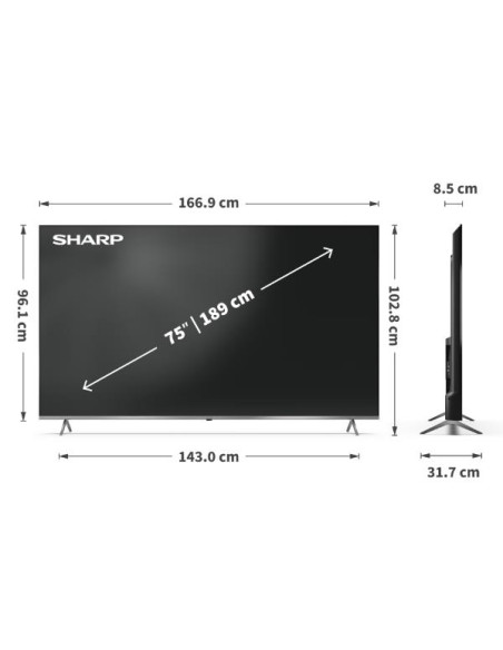 75 UHD 4K QLED MINILED GOOGLE TV