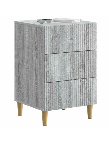 Armadio da Notte con cassetto Grigio Sonoma 43 x 41 x 66,5 cm