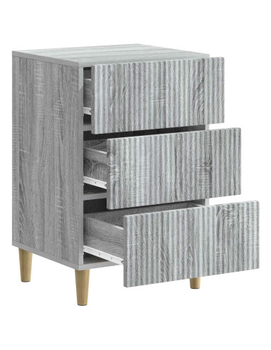 Armadio da Notte con cassetto Grigio Sonoma 43 x 41 x 66,5 cm