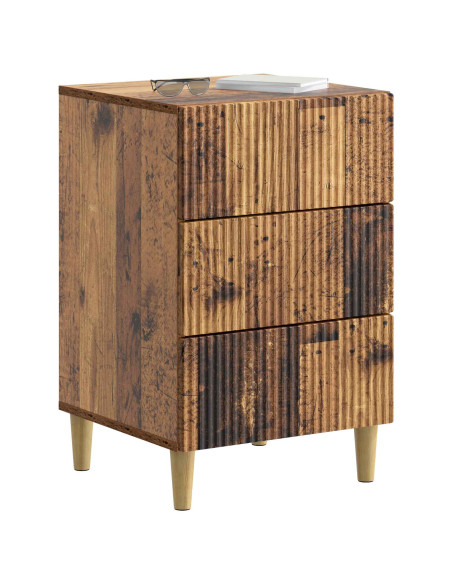 Armadio da Notte con cassetto Legno antico 43 x 41 x 66,5 cm