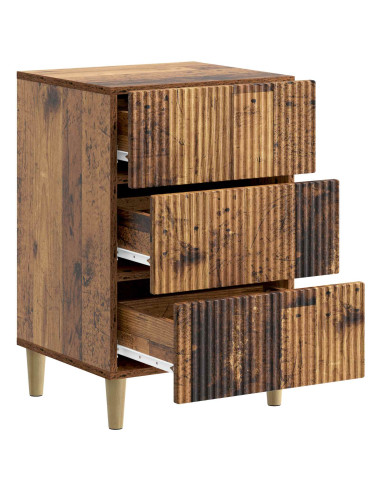 Armadio da Notte con cassetto Legno antico 43 x 41 x 66,5 cm