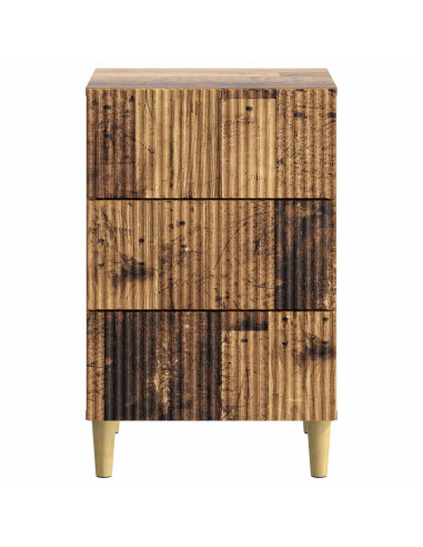 Armadio da Notte con cassetto Legno antico 43 x 41 x 66,5 cm