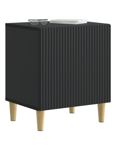 Armadio da Notte 2 pcs Nero 43 x 34,5 x 50 cm