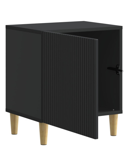 Armadio da Notte 2 pcs Nero 43 x 34,5 x 50 cm
