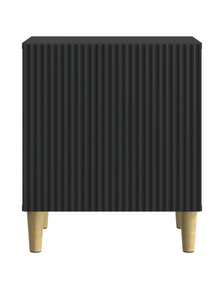 Armadio da Notte 2 pcs Nero 43 x 34,5 x 50 cm