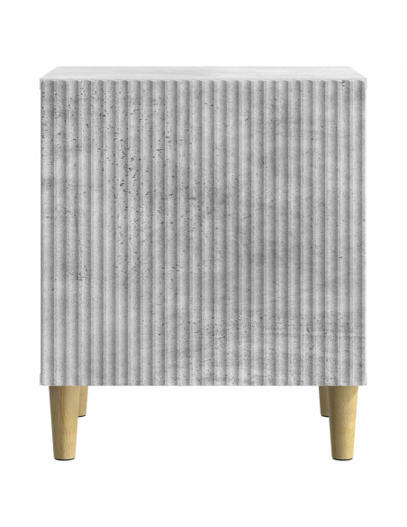 Armadio da Notte Grigio Cemento 43 x 34,5 x 50 cm