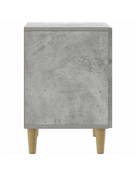 Armadio da Notte Grigio Cemento 43 x 34,5 x 50 cm