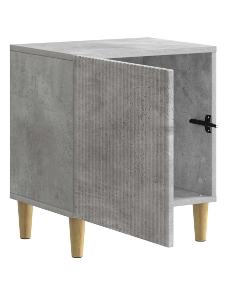 Armadio da Notte 2 pcs Grigio Cemento 43 x 34,5 x 50 cm