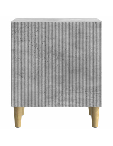 Armadio da Notte 2 pcs Grigio Cemento 43 x 34,5 x 50 cm
