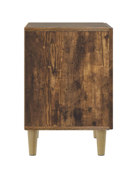 Armadio da Notte Rovere Fumo 43 x 34,5 x 50 cm