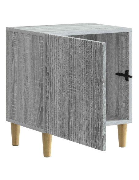 Armadio da Notte Grigio Sonoma 43 x 34,5 x 50 cm
