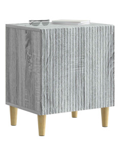 Armadio da Notte 2 pcs Grigio Sonoma 43 x 34,5 x 50 cm 2