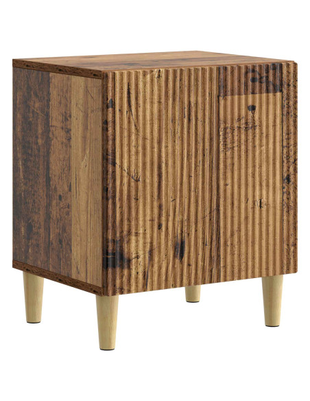 Armadio da Notte 2 pcs Legno antico 43 x 34,5 x 50 cm
