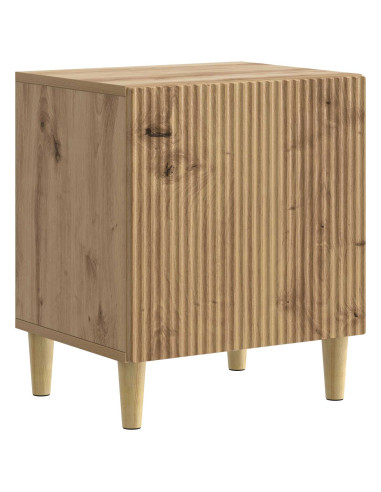 Armadio da Notte 2 pcs Rovere Artigianale 43 x 34,5 x 50 cm
