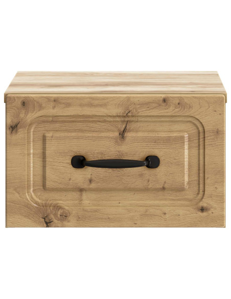 Mobiletto da notte a muro Rovere Artigianale 34,5 x 33 x 20 cm
