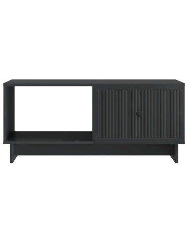 Tavolino da salotto Nero 90 x 50 x 40 cm Legno ingegnerizzato