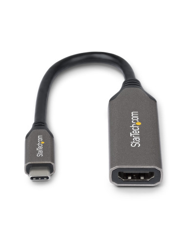 StarTech.com Adattatore USB-C a HDMI, 8K 60Hz / 4K 120Hz, Convertitore Video da USB4 a HDMI 2.1 con Cavo Integrato da 20 cm, Don