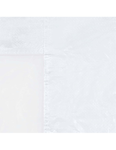 Parete per tenda da festa 2 pcs 400 x 195 cm Bianco