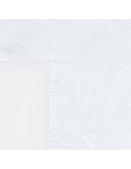 Parete per tenda da festa 2 pcs 400 x 195 cm Bianco