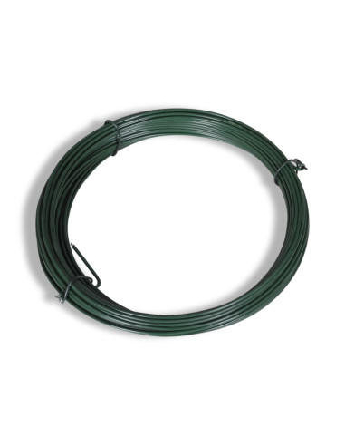 Recinzione a Rete con Pali e Spuntoni in Acciaio 0,8x25 m