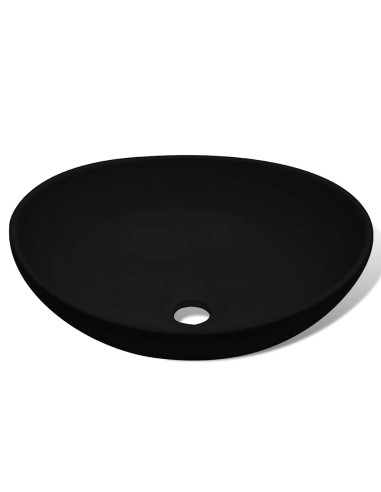 Lavello in Ceramica 40 x 33 cm Nero