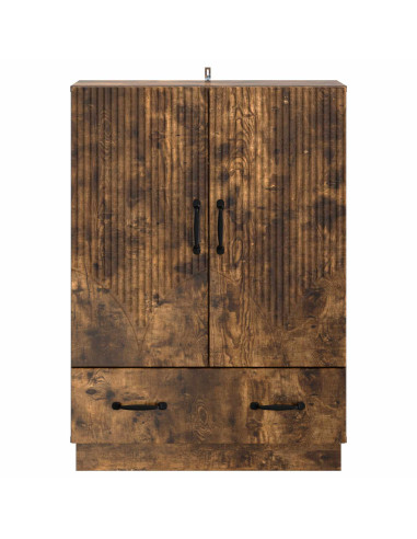 Credenza Rovere Fumo 66 x 34,5 x 92 cm Legno ingegnerizzato