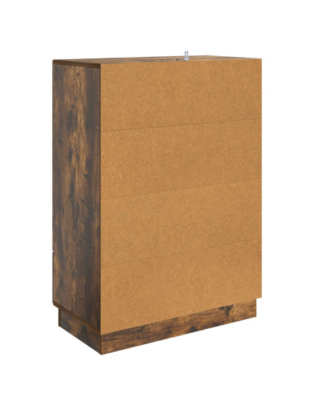 Credenza Rovere Fumo 66 x 34,5 x 92 cm Legno ingegnerizzato