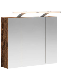 Mobiletto per specchio da bagno Legno vecchio 60 x 14,5 x 50 cm 2