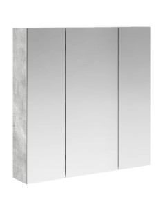 Mobiletto per specchio da bagno Grigio cemento 2