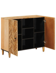Armadi di Stoccaggio con porta Marrone 90 x 33,5 x 75 cm 2