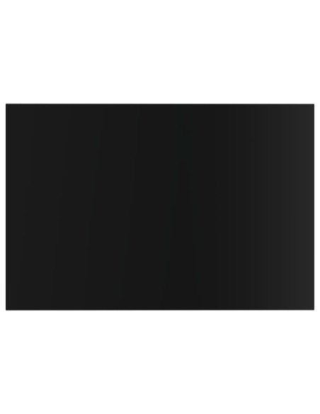 Ripiani per Libreria 8pz Nero Lucido 60x40x1,5cm Multistrato