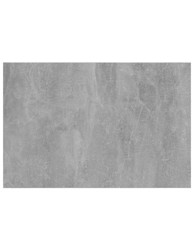 Ripiani per Libreria 8pz Grigio Cemento 60x40x1,5cm Multistrato