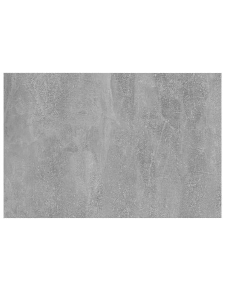 Ripiani per Libreria 8pz Grigio Cemento 60x40x1,5cm Multistrato