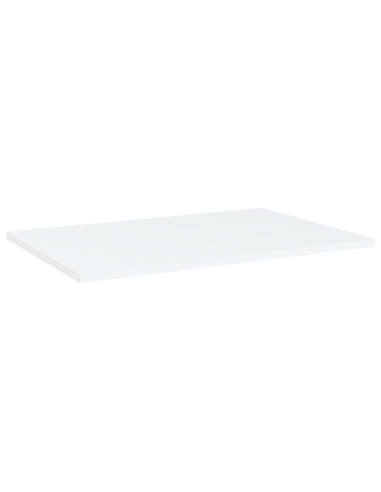 Ripiani per Libreria 8pz Bianchi 60x40x1,5 cm Legno Multistrato